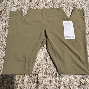 💗GET 20% OFF💗 NWT Lululemon Align High-Rise Pant 28" - Bronze Green